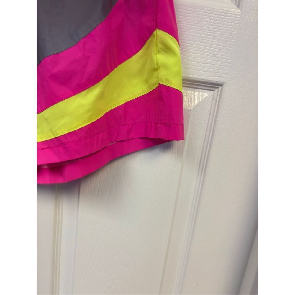 Colorblock Neon Rave Shorts - Picture 2 of 5